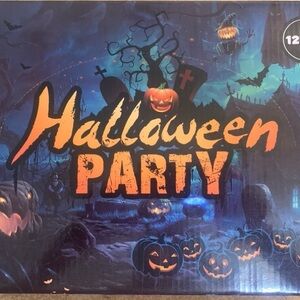 New! Halloween Twelve (12) Battery operated ghost tea light decorative item.